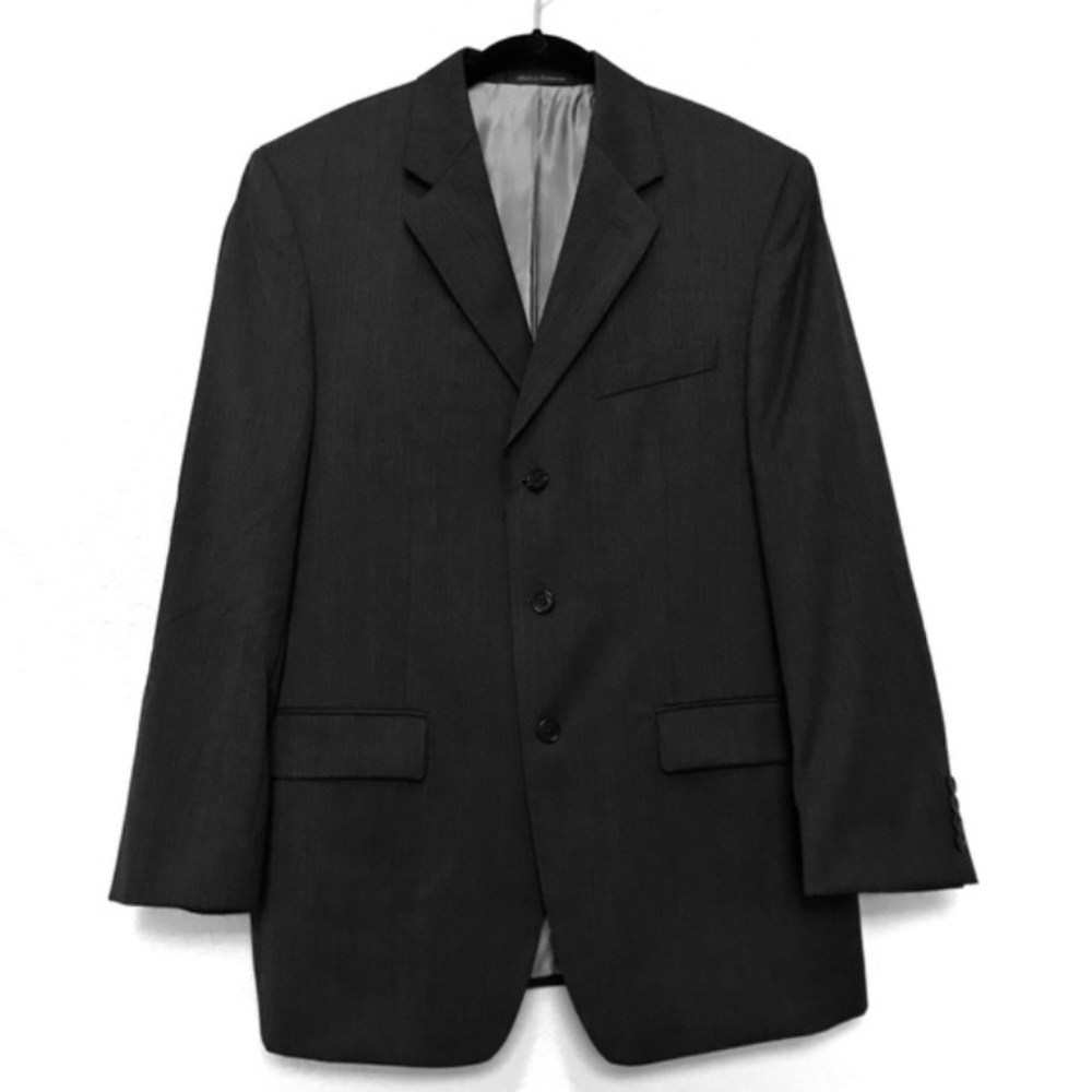 Calvin Klein Mens Pant Suit, Charcoal
